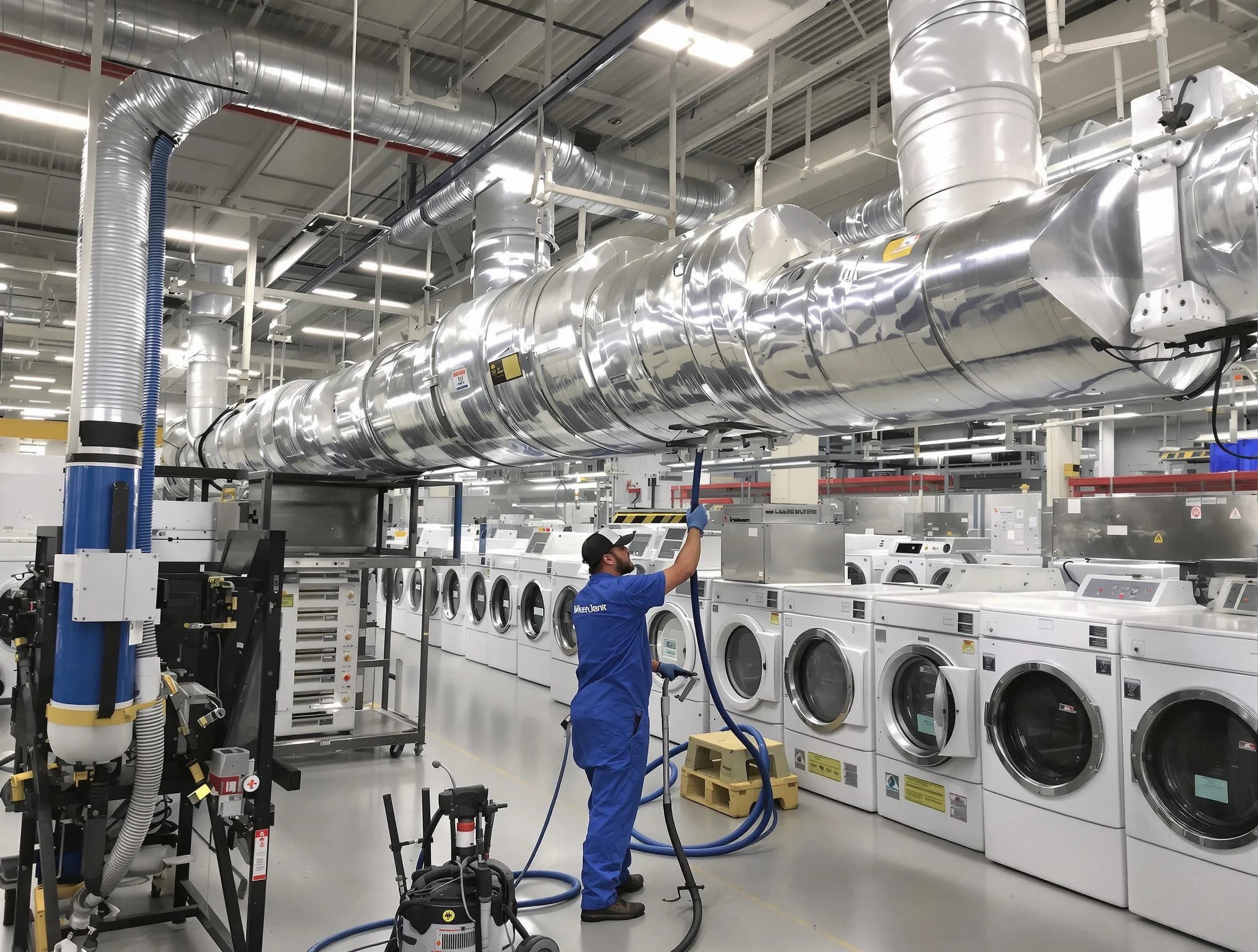 Bessemer Dryer Vent Cleaning team performing heavy-duty industrial dryer vent cleaning in Bessemer